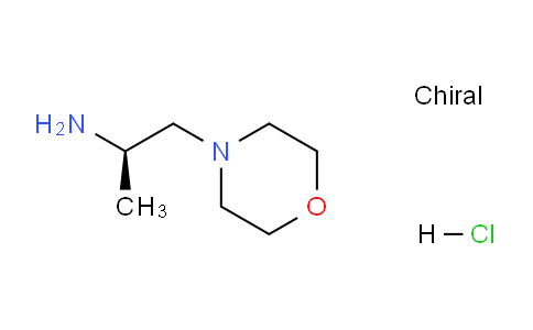 CAS No. 1161931-61-8, (R)-1-Morpholinopropan-2-amine hydrochloride
