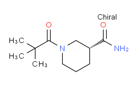 CAS No. 1515699-83-8, (R)-1-Pivaloylpiperidine-3-carboxamide