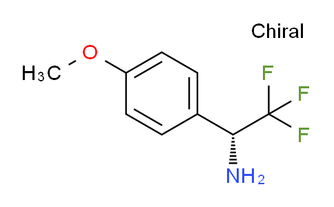 CAS No. 1961245-70-4, (R)-2,2,2-Trifluoro-1-(4-methoxyphenyl)ethanamine