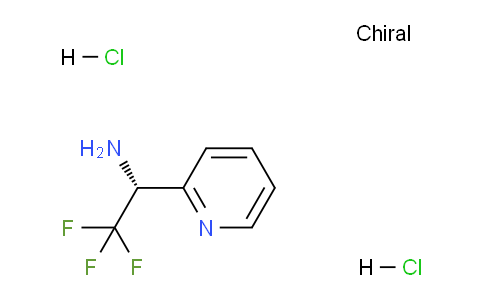 CAS No. 1334509-87-3, (R)-2,2,2-Trifluoro-1-(pyridin-2-yl)ethanamine dihydrochloride