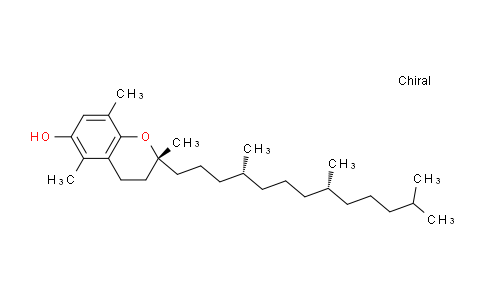 CAS No. 16698-35-4, (R)-2,5,8-Trimethyl-2-((4R,8R)-4,8,12-trimethyltridecyl)chroman-6-ol