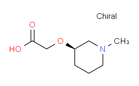 CAS No. 1354009-21-4, (R)-2-((1-Methylpiperidin-3-yl)oxy)acetic acid