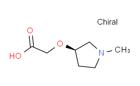 CAS No. 1353992-69-4, (R)-2-((1-Methylpyrrolidin-3-yl)oxy)acetic acid