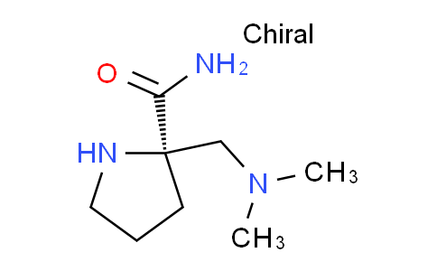 CAS No. 1163707-13-8, (R)-2-((Dimethylamino)methyl)pyrrolidine-2-carboxamide