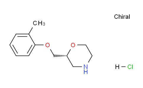 CAS No. 56324-45-9, (R)-2-((o-Tolyloxy)methyl)morpholine hydrochloride