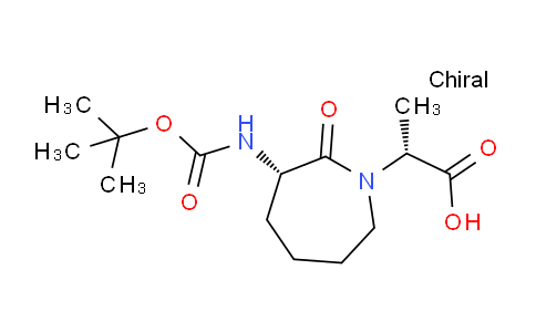 CAS No. 81867-44-9, (R)-2-((S)-3-((tert-Butoxycarbonyl)amino)-2-oxoazepan-1-yl)propanoic acid