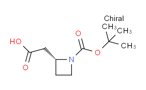 CAS No. 1369534-61-1, (R)-2-(1-(tert-Butoxycarbonyl)azetidin-2-yl)acetic acid