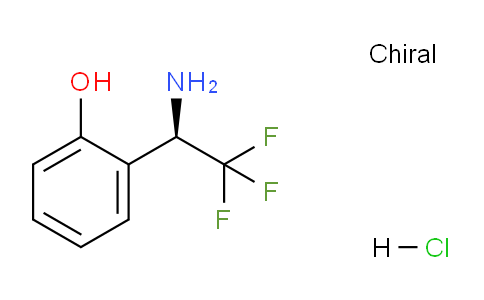 CAS No. 1394822-90-2, (R)-2-(1-Amino-2,2,2-trifluoroethyl)phenol hydrochloride