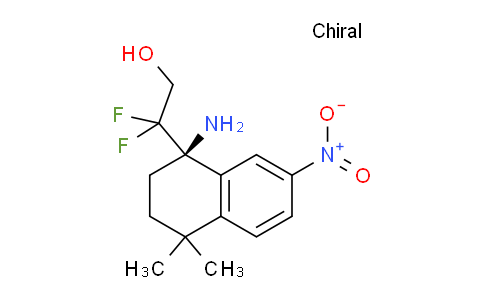 CAS No. 1415108-42-7, (R)-2-(1-Amino-4,4-dimethyl-7-nitro-1,2,3,4-tetrahydronaphthalen-1-yl)-2,2-difluoroethanol