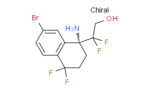 CAS No. 1415108-43-8, (R)-2-(1-Amino-7-bromo-4,4-difluoro-1,2,3,4-tetrahydronaphthalen-1-yl)-2,2-difluoroethanol