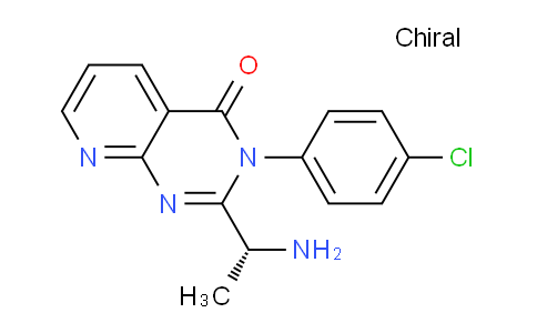 CAS No. 1174540-27-2, (R)-2-(1-Aminoethyl)-3-(4-chlorophenyl)pyrido[2,3-d]pyrimidin-4(3H)-one