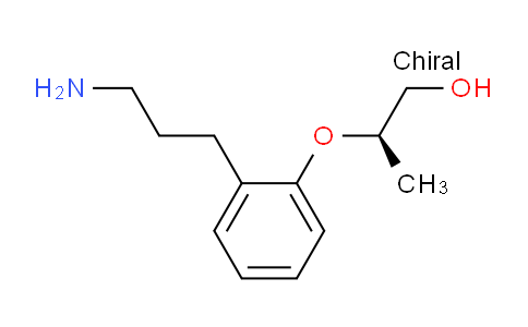 CAS No. 1047665-29-1, (R)-2-(2-(3-Aminopropyl)phenoxy)propan-1-ol
