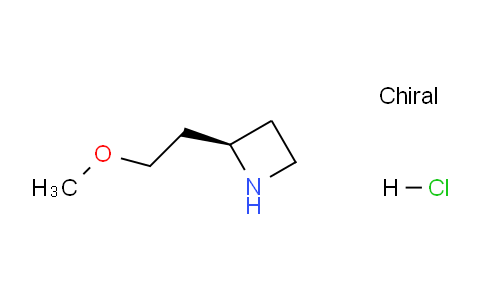 CAS No. 1956434-82-4, (R)-2-(2-Methoxyethyl)azetidine hydrochloride