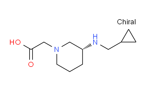 CAS No. 1354007-64-9, (R)-2-(3-((Cyclopropylmethyl)amino)piperidin-1-yl)acetic acid