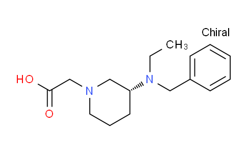 CAS No. 1353996-33-4, (R)-2-(3-(Benzyl(ethyl)amino)piperidin-1-yl)acetic acid