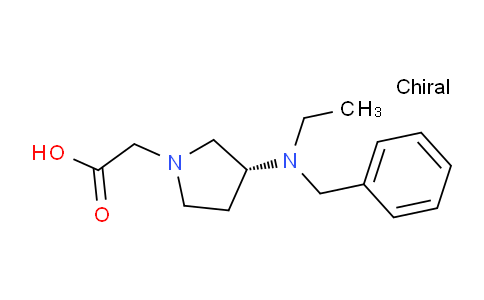 CAS No. 1354009-89-4, (R)-2-(3-(Benzyl(ethyl)amino)pyrrolidin-1-yl)acetic acid