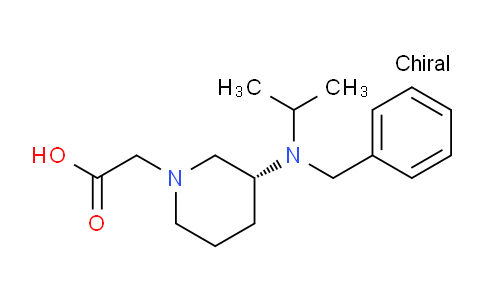 CAS No. 1354008-06-2, (R)-2-(3-(Benzyl(isopropyl)amino)piperidin-1-yl)acetic acid