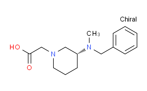 CAS No. 1354010-18-6, (R)-2-(3-(Benzyl(methyl)amino)piperidin-1-yl)acetic acid