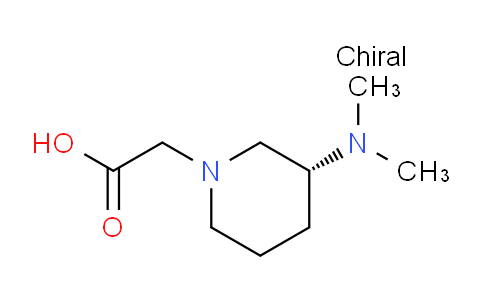 CAS No. 1353995-04-6, (R)-2-(3-(Dimethylamino)piperidin-1-yl)acetic acid