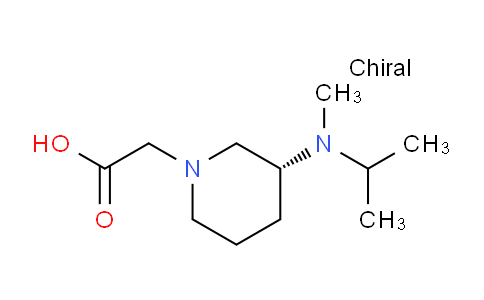 CAS No. 1353995-96-6, (R)-2-(3-(Isopropyl(methyl)amino)piperidin-1-yl)acetic acid