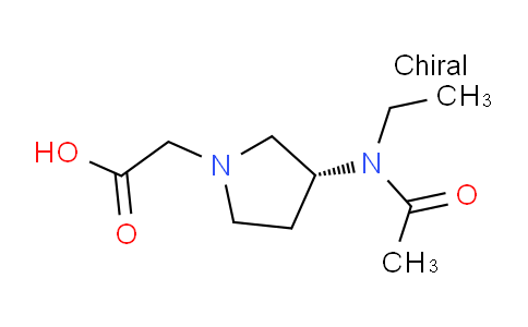CAS No. 1354008-59-5, (R)-2-(3-(N-Ethylacetamido)pyrrolidin-1-yl)acetic acid