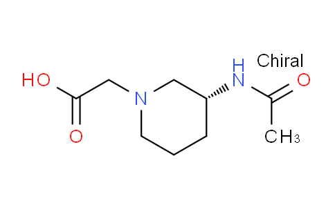CAS No. 1354018-80-6, (R)-2-(3-Acetamidopiperidin-1-yl)acetic acid