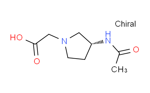 CAS No. 1354000-10-4, (R)-2-(3-Acetamidopyrrolidin-1-yl)acetic acid