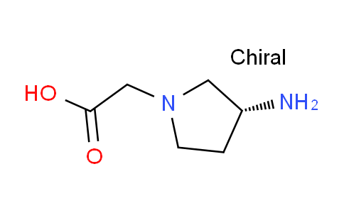 CAS No. 1187931-07-2, (R)-2-(3-Aminopyrrolidin-1-yl)acetic acid