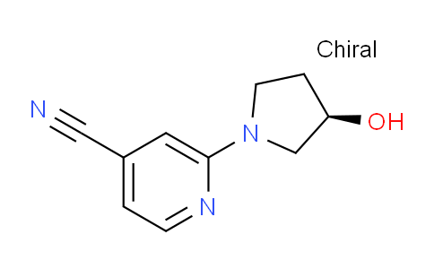 CAS No. 1379441-05-0, (R)-2-(3-Hydroxypyrrolidin-1-yl)isonicotinonitrile
