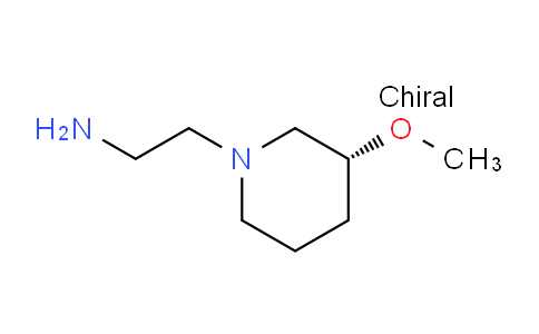 CAS No. 1354011-96-3, (R)-2-(3-Methoxypiperidin-1-yl)ethanamine