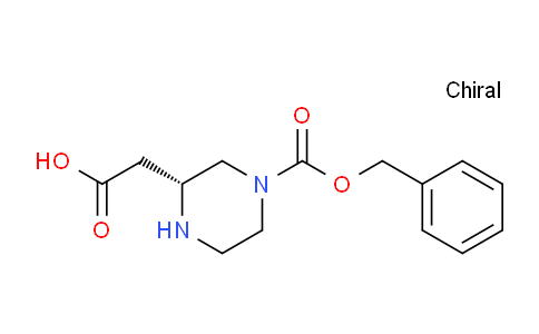 CAS No. 1932109-07-3, (R)-2-(4-((Benzyloxy)carbonyl)piperazin-2-yl)acetic acid