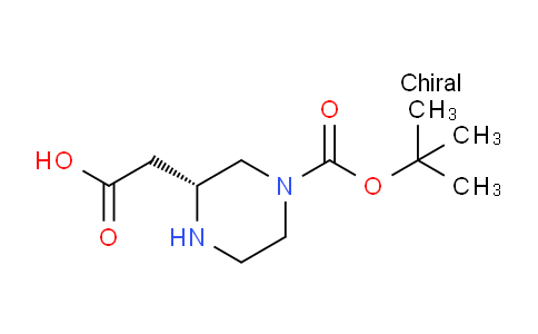 CAS No. 1932435-09-0, (R)-2-(4-(tert-Butoxycarbonyl)piperazin-2-yl)acetic acid