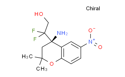 CAS No. 1415108-84-7, (R)-2-(4-Amino-2,2-dimethyl-6-nitrochroman-4-yl)-2,2-difluoroethanol