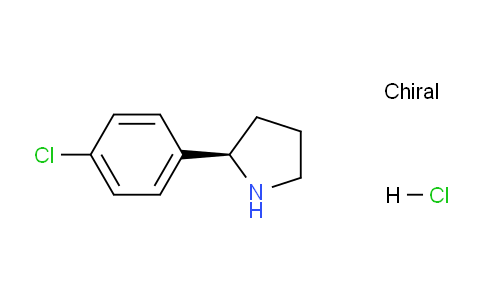 CAS No. 1228560-90-4, (R)-2-(4-Chlorophenyl)pyrrolidine hydrochloride
