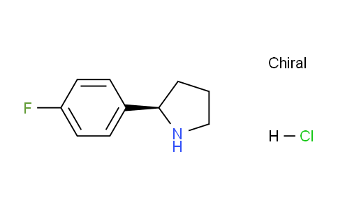 CAS No. 1381928-30-8, (R)-2-(4-Fluorophenyl)pyrrolidine hydrochloride