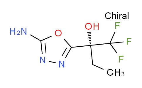 CAS No. 910656-46-1, (R)-2-(5-Amino-1,3,4-oxadiazol-2-yl)-1,1,1-trifluorobutan-2-ol