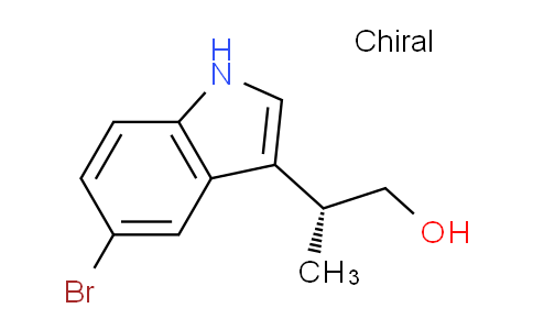 CAS No. 1932230-04-0, (R)-2-(5-Bromo-1H-indol-3-yl)propan-1-ol