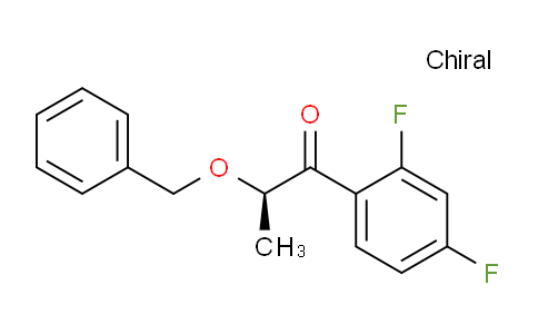 CAS No. 247196-88-9, (R)-2-(Benzyloxy)-1-(2,4-difluorophenyl)propan-1-one