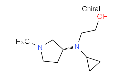 CAS No. 1353997-59-7, (R)-2-(Cyclopropyl(1-methylpyrrolidin-3-yl)amino)ethanol