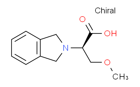 CAS No. 1956436-87-5, (R)-2-(Isoindolin-2-yl)-3-methoxypropanoic acid