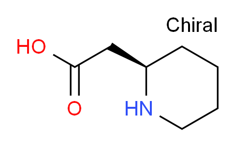 CAS No. 69222-96-4, (R)-2-(Piperidin-2-yl)acetic acid