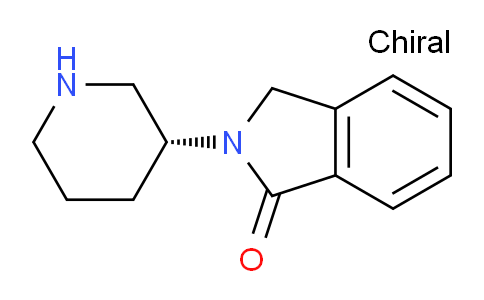 CAS No. 1786495-37-1, (R)-2-(Piperidin-3-yl)isoindolin-1-one