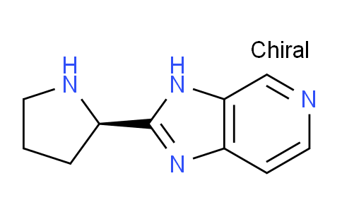 CAS No. 1311255-11-4, (R)-2-(Pyrrolidin-2-yl)-3H-imidazo[4,5-c]pyridine