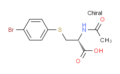 CAS No. 21462-47-5, (R)-2-Acetamido-3-((4-bromophenyl)thio)propanoic acid