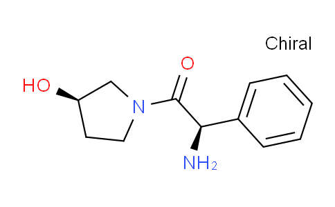 CAS No. 178419-59-5, (R)-2-Amino-1-((R)-3-hydroxypyrrolidin-1-yl)-2-phenylethanone