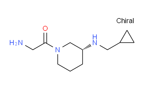 CAS No. 1354010-48-2, (R)-2-Amino-1-(3-((cyclopropylmethyl)amino)piperidin-1-yl)ethanone