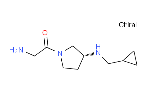 CAS No. 1353993-12-0, (R)-2-Amino-1-(3-((cyclopropylmethyl)amino)pyrrolidin-1-yl)ethanone