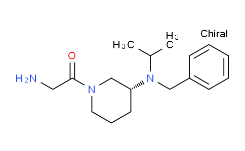 CAS No. 1354004-61-7, (R)-2-Amino-1-(3-(benzyl(isopropyl)amino)piperidin-1-yl)ethanone