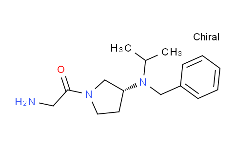 CAS No. 1354004-20-8, (R)-2-Amino-1-(3-(benzyl(isopropyl)amino)pyrrolidin-1-yl)ethanone