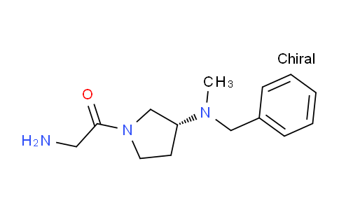 CAS No. 1354008-43-7, (R)-2-Amino-1-(3-(benzyl(methyl)amino)pyrrolidin-1-yl)ethanone
